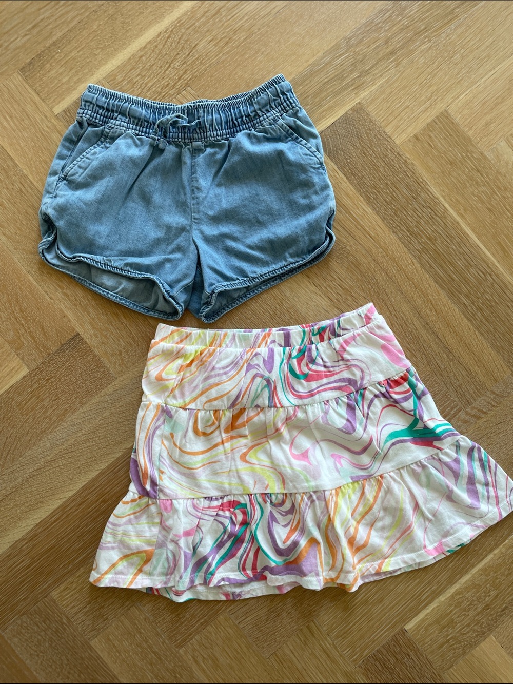 Jumping beans size 8 denim shorts scooter skirt